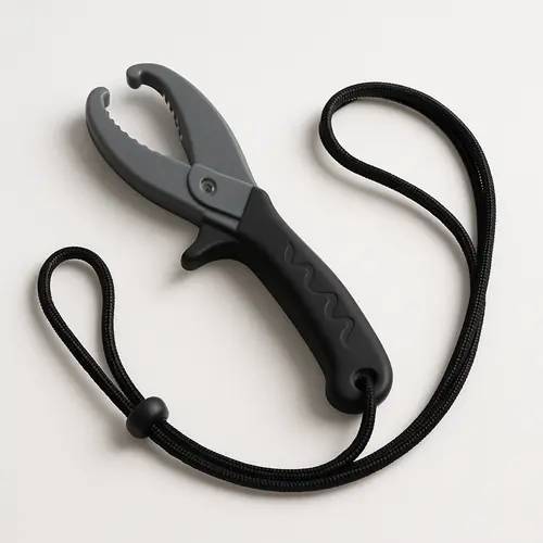 HookGrip fish gripper for holding and landing fish